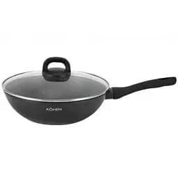 Сковорода Kohen Profi-T WOK 28 см з кришкою (KN91125)