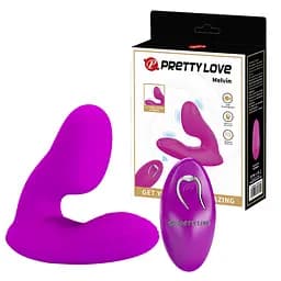 Вібромасажер PRETTY LOVE - Melvin, 12 vibration functions Memory function Wireless remote control PRETTY LOVE BI-040157W 100113
