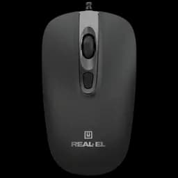 Миша REAL-EL RM-222 Black (EL123200040)