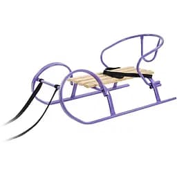 Санки Vitan Снігур Міні зі спинкою фіолетові (2030048)