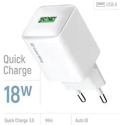 Зарядний пристрій ColorWay USB QC3.0 18W white (CW-CHS063Q-WT) - мініатюра 6