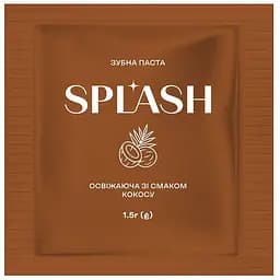 Зубная паста Splash миниатюра освежающая со вкусом кокоса Splash