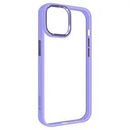 Чехол для Apple iPhone 13, UNIT2, фиолетовый, ударопрочный, прозрачный противоударный чехол-накладка из TPU и поликарбоната (PC), с защитными бортиками, защита всего корпуса от ударов и царапин, ArmorStandart (ARM75231)