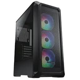 Корпус Cougar Archon 2 Mesh RGB Black, без БП, Mid Tower, ATX/Micro ATX/Mini ITX, 1xUSB 2.0, 2xUSB 3.0, 3x120 мм ARGB Fan, стеклянное окно