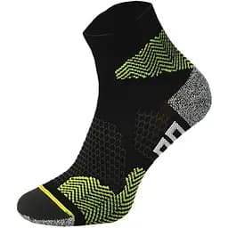 Носки Comodo RUN1 35-38 S Черный/Зеленый (COMO-RUN-1-01-3538)