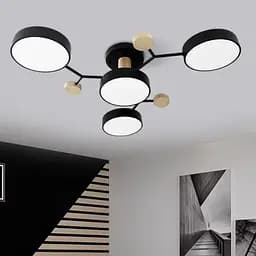 Світлодіодна LED люстра Linisoln Dim 9609/3+1BK - мініатюра 3