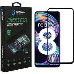 Стекло защитное BeCover Realme 8 Black (706657)