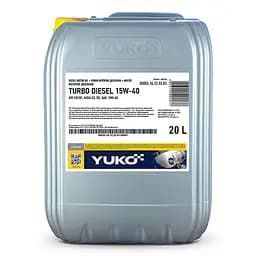 Автомобільна моторна олива YUKO TURBO DIESEL 15W-40 20л