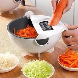 Універсальна овочерізка з друшляком тертка шаткування подрібнювач Vegetable cutter VC2 - мініатюра 8
