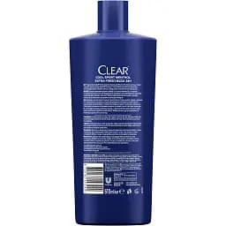 Шампунь для чоловіків Clear Крижана свіжість з ментолом проти лупи 610 мл - мініатюра 2