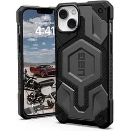 Оригінальний протиударний чохол UAG Monarch Pro MagSafe Kevlar Silver для iPhone 15 Plus/14 Plus (114029113933) - мініатюра 8