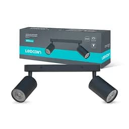 Спот Ledcoin ML314-2 під лампу чорний