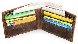 Чоловічий шкіряний гаманець Vintage 11.5x9.5 см acs0015358 - мініатюра 7