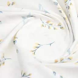 Дитяча постільна білизна в ліжечко PINE BRANCHLETS CS3, м'ята (BudYellowMint_12Magnolia_140) - мініатюра 11