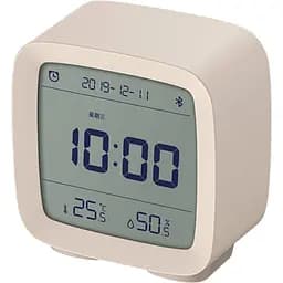 Часы-термогигрометр Qingping Bluetooth Alarm Clock White (CGD1) бежевые [44861]