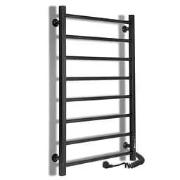 Електрична рушникосушарка Laris Зебра Альфа ЧФЧ8 500x800 Е права R3 73207631, Чорний матовий, Праве, Електронний