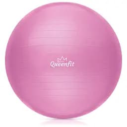 Фітбол Gymtek Queenfit 65см рожевий + насос - мініатюра 2