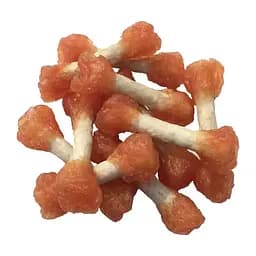 Лакомство для собак Lucky star Гантельки с мягким мясом курицы на прессованной кости 6 см 200 г (RM038S)