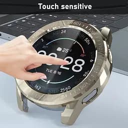 Комплект Tamister для годинника Xiaomi Watch S1 Active вінтажне золото (чохол + металевий ремінець 22 мм) - мініатюра 5