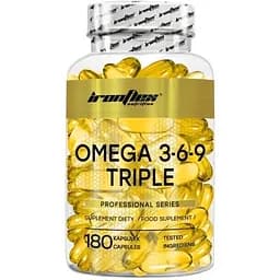 Жирні кислоти IronFlex Omega 3-6-9 Triple, 180 капсул
