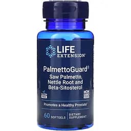 Добавка Life Extension PalmettoGuard Saw Palmetto/Nettle Root Formula with Beta-Sitosterol 60 softgels