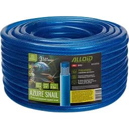 Шланг армированный 3-х слойный Alloid Building Tools Azure Snail 3/4" 50 м (WH-67655)