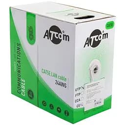 Кабель сетевой Atcom FTP 305м cat.5e Standart CCA (3801)