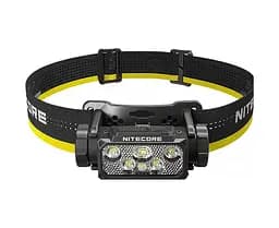Ліхтар налобний Nitecore HC60 UHE 5 x NiteLab UHE LED 1600 люмен 10 режимів 1x18650 USB Type-C (1088-6-1211_uhe) - мініатюра 3