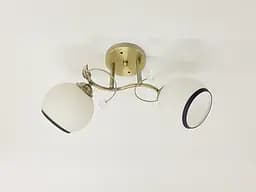 Люстра потолочная на 2 плафона 6220J/2 Бронза