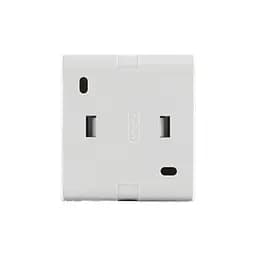 Розетка Ovivo Electric Nivo, одинарна з заземленням, накладна, біла - мініатюра 5