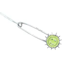 Серебряная брошь Ювелир Стандарт Солнышко с эмалью. 4193 Ж