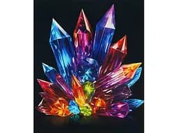 Картина за номерами Чарівні кристали світиться у темряві, WToys (40х50 см)