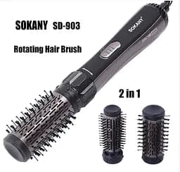 Обертова фен-щітка Sokany SD-903 1000Вт - мініатюра 2