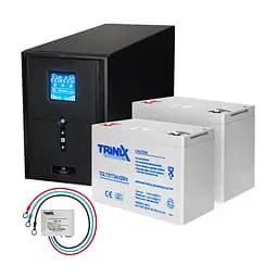 Комплект резервного живлення: Kraft PSW2000VA/1600W(LCD)24V UPS + гелева батарея 1905 Вт*год (42-00063-3)