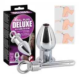 Анальная пробка с отверстием Anal Plug deluxe Aluminium Orion 512567 20341