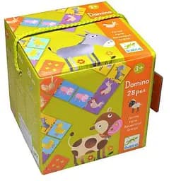 Настільна гра Djeco Дитяче доміно Ферма (Domino Farm, 28 pcs) (DJ08158)