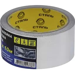 Стрічка клейка Сталь 36048 алюмінієва, армована 25 м (122340)