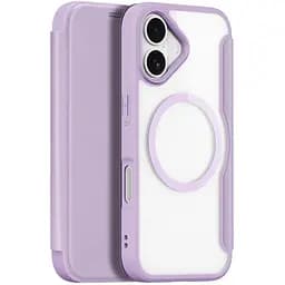 Чохол-книжка Dux Ducis Skin X Pro with MagSafe для Apple iPhone 17 6.3" Purple Pink - мініатюра 4