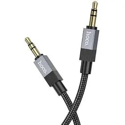 Кабель аудио AUX-адаптер Hoco UPA32 3.5 мм - 3.5 мм 1 м папа - папа черный