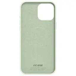 Силиконовый чехол для Apple iPhone 15 Pro Max, ICON2 Case, зеленый, противоударный, панель, защита всего корпуса, матовая поверхность Soft Touch, выступает над дисплеем, совместим с защитными стеклами и пленками, с микрофиброй, ArmorStandart (ARM77002) - мініатюра 2