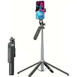 Монопод трипод беспроводной XO PRO Series P180 mini 160 см с Bluetooth пультом ДК черный