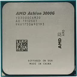 Процесор AMD Athlon 3000G (YD3000C6M2OFB) (Socket AM4, 4T, 3.6 ГГц, Tray)