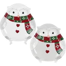 Набір BonaDi 2 керамічних блюд Совушкин Затишок 21,4х20,1х3,5 см kuh0007119