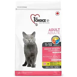 Сухий корм 1st Choice Adult Indoor Vitality Chicken 2.72 кг Фест Чойс курка Віталіті для котів