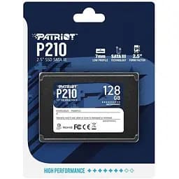 SSD диск 128GB Patriot P-210 2.5 SATAIII TLC 6Gb/s