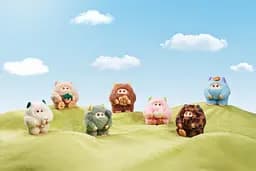 Колекційна м'яка іграшка 10/10 Toys з кільцем Giggle Monster Солодкі мрії (GM9981021) - мініатюра 2