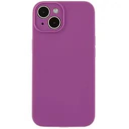 Чохол Silicone Case із захистом камери Full Apple iPhone 14 Grape