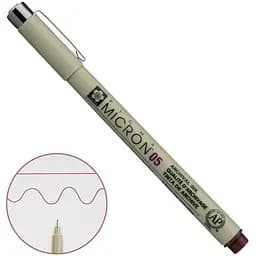 Линер Pigma Micron (0.5) 0.45 мм Бордовый Sakura