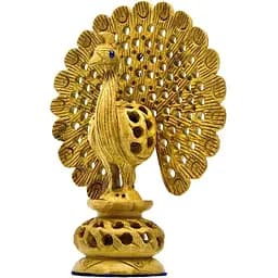 Павич дерев'яний різьблений 12 см