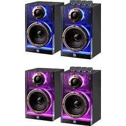 Акустична система 2.0 Defender Futuro, 20Вт Bluetooth/USB/TF/AUX, LED, чорна (65087) - мініатюра 2